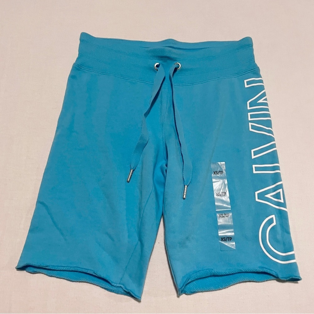 Calvin Klein Performance Blue Logo Shorts Women’s Size XS